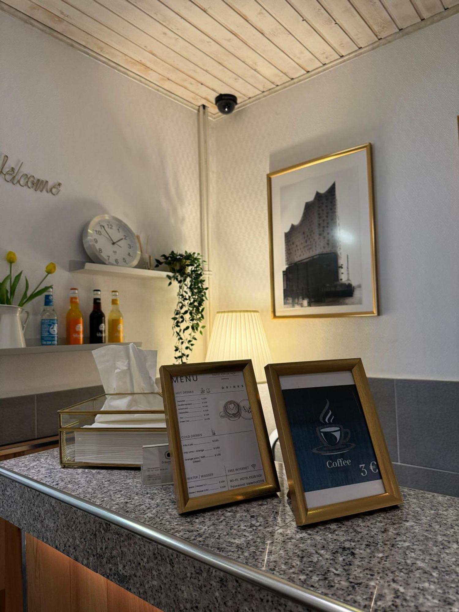 Hotel Kieler Hof Am Hauptbahnhof - Hamburg Central Station ภายนอก รูปภาพ